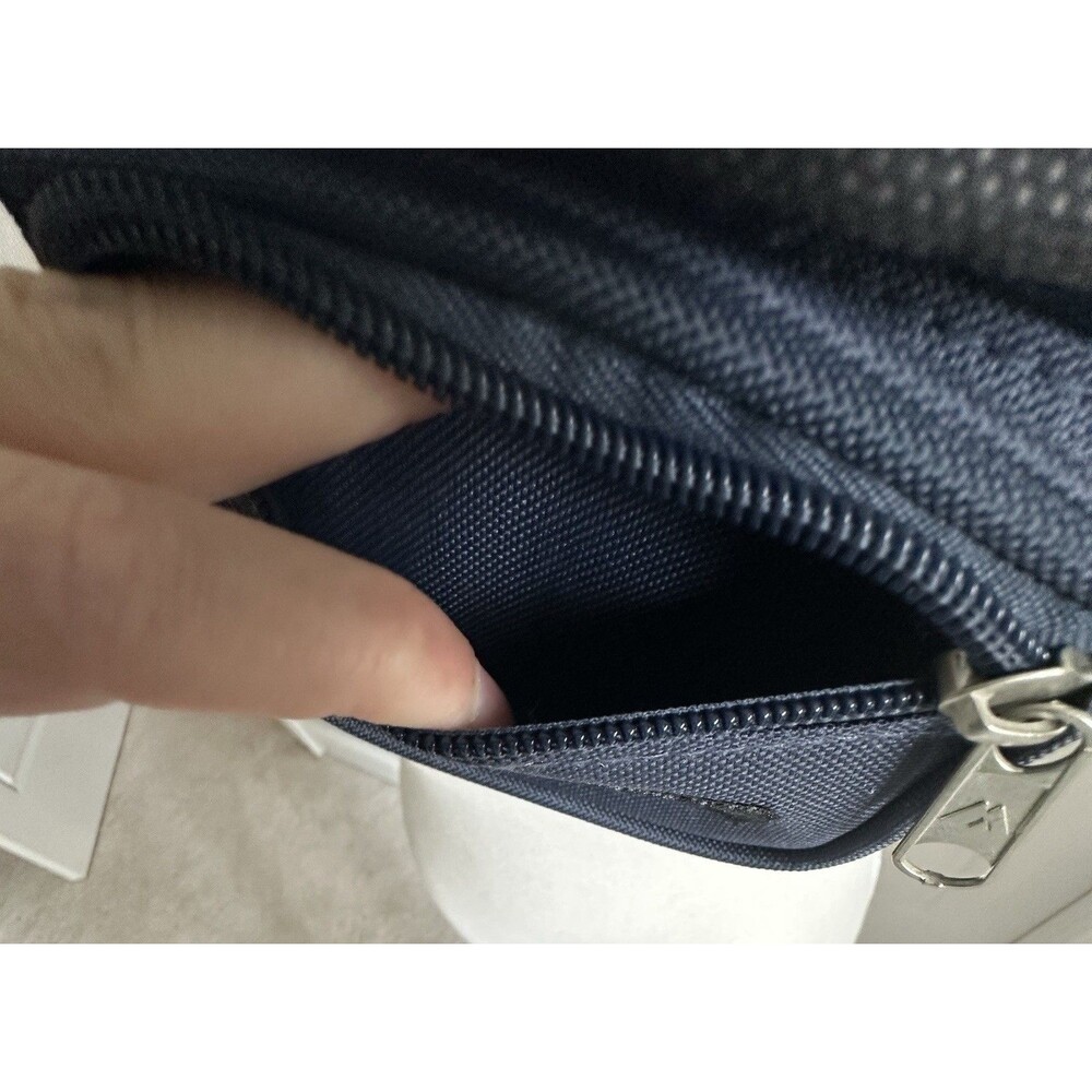 Everest Signature Mini Waist Fanny Festival Hiking Pack Blue Triple Pocket-VTG - Picture 8 of 9